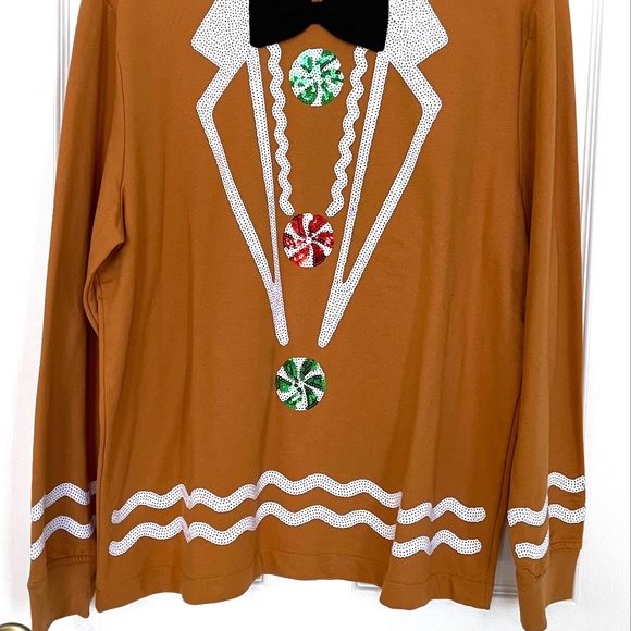 Ginger Bread Man sweat shirt. ( NEW ITEM ) - Picture 2 of 4